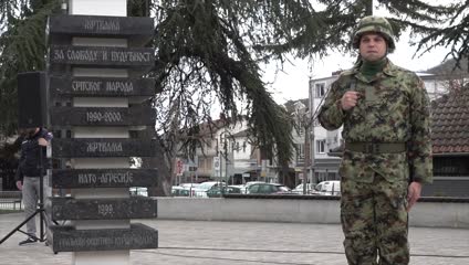 Mojsilović položio vence u Kuršumliji povodom godišnjice NATO agresije