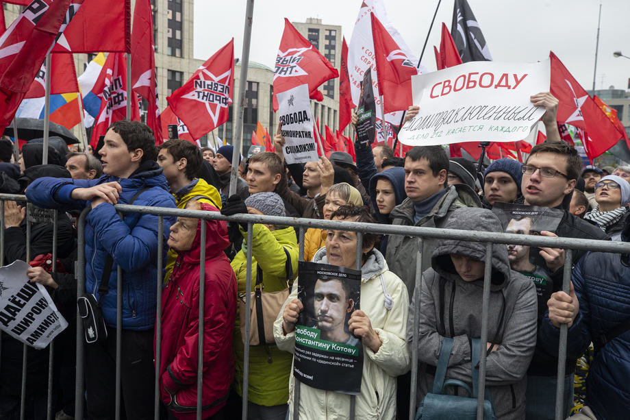 Moskva: Više od 20.000 ljudi na protestima