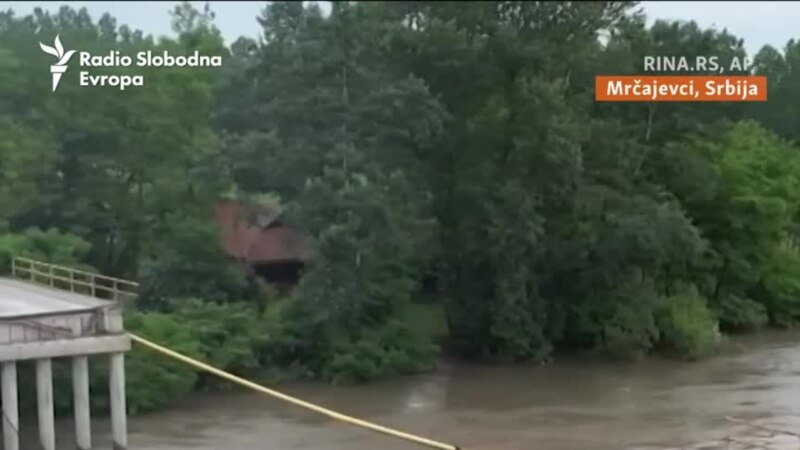 Most se srušio nakon poplava u Srbiji