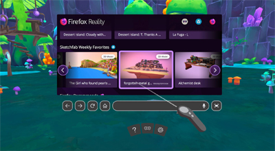 Mozilla predstavila Firefox Reality - VR Browser