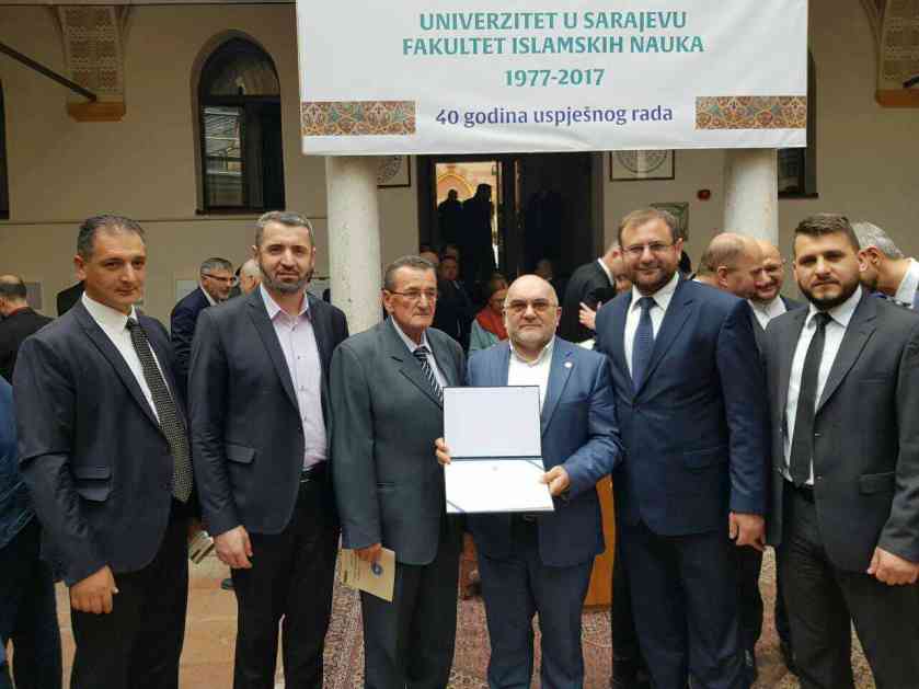 Muftija Dudić dobio priznanje za doprinos i afirmaciju FIN-a u Sarajevu