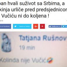 NAJBOLESNIJA PROVOKACIJA! Hrvati spremaju LINČ mlade Srpkinje zato što joj je Vučić draži od Kolinde! SRAMOTA (FOTO)