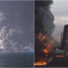 NAPADNUTI TANKERI U PERSIJSKOM ZALIVU: Odjekuju eksplozije u vodama OMANA! (FOTO)
