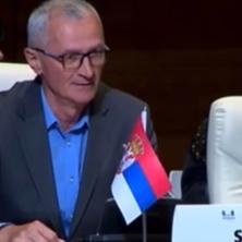 NARODNI POSLANIK DUŠAN MARIĆ GOVORIO NA 6. SVETSKOM FORUMU U BAKUU: UN, EU i NATO da zaštite Srbe i srpsku kulturnu baštinu na KiM