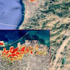 NASA OBJAVILA MAPU EKSPLOZIJE U BEJRUTU: Pogledajte satelitske snimke razornih posledica detonacije (FOTO)