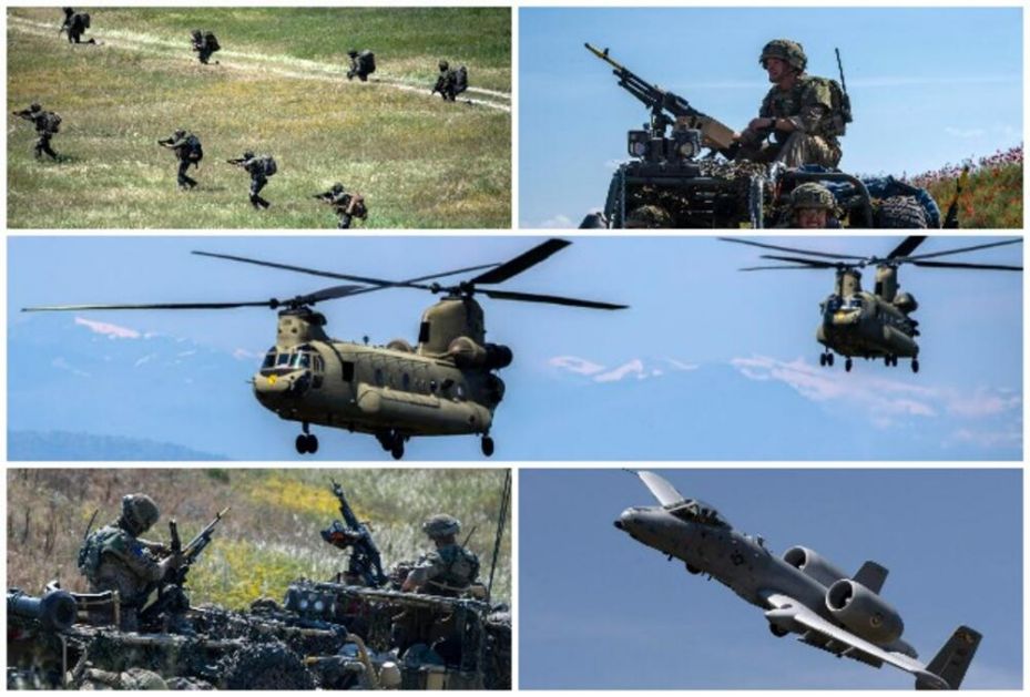 NATO VEŽBA U NAŠEM KOMŠILUKU: 4.600 vojnika, borbeni avioni, helikopteri, padobranci iz 8 zemalja Alijanse u Severnoj Makedoniji!