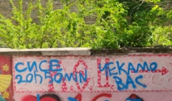 NDMBGD: Fašistički grafiti na zgradi kulturnog centra