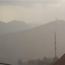 NEBO SE OKOMILO NA SARAJEVO: Nevreme u Bosni i Hercegovini (VIDEO)