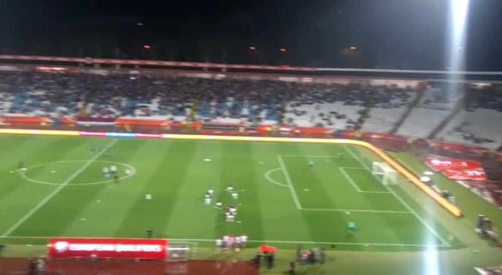 NEBO SE OTVORILO IZNAD MARAKANE: Kiša pljušti pred duel Srbije sa Portugalom! Fudbaleri se zagrevaju, navijači kriju ispod krova (KURIR TV)