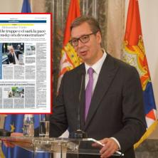 NEKA KURTI POVUČE TRUPE I BIĆE MIRA Vučić za italijansku La Stampu - predsednikove reči odjekuju svetom