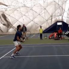 NEMA STAJANJA: Snimak sa treninga Novaka Đokovića. Najbolji SVETSKI teniser radi jako! (VIDEO)