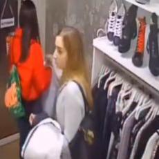 NEMAJU NIKOGA DA IM KUPI: Pogledajte kako ove dve sirote devojke kradu iz jednog beogradskog butika! (VIDEO)