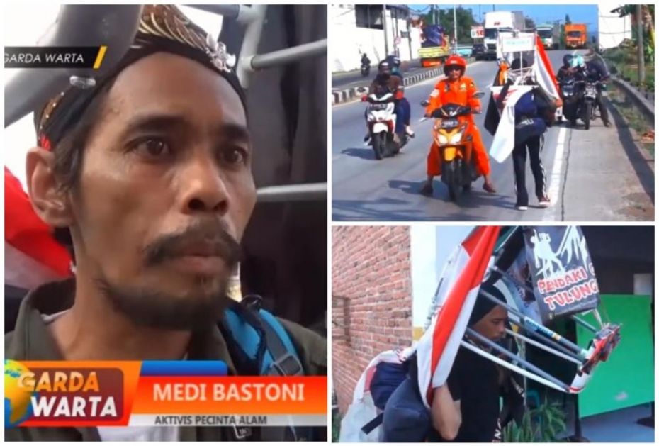 NEVEROVATAN PODVIG: Indonežanin Medi hoda 700 km 
unatraške! Nije hir, ima plemenit cilj! (VIDEO)