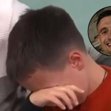 NIJE MOGAO DA VERUJE KADA GA JE VIDEO: Dečak zaplakao od sreće zbog Alekse! Dirljiva scena na RTS-u (VIDEO)