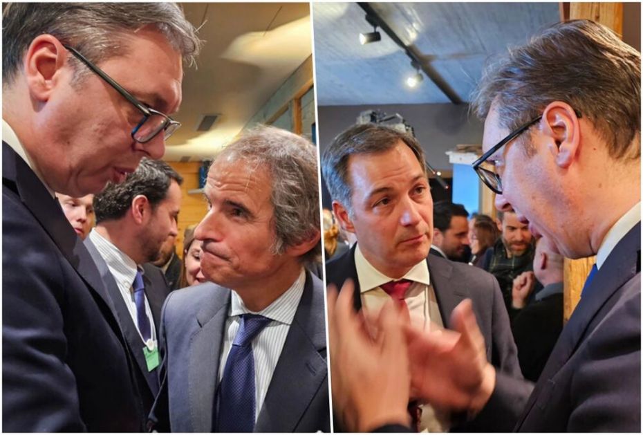 NIZ SUSRETA U DAVOSU Vučić se sastao sa premijerom Belgije i generalnim direktorom Međunarodne agencije za atomsku energiju