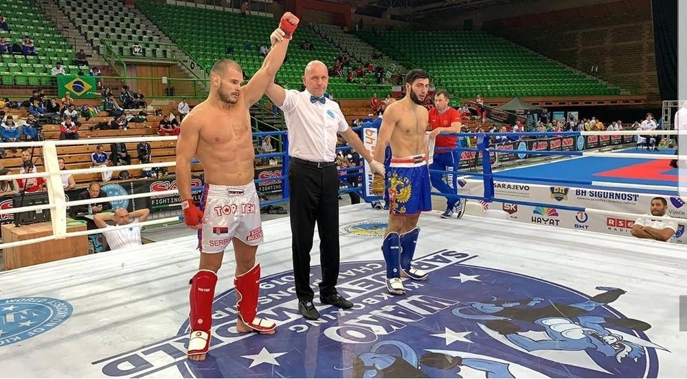 NOVA SVETSKA TITULA: Bojan Džepina prvak sveta u kik boksu! (FOTO)