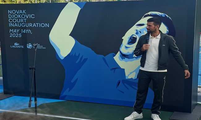 NOVAK ĐOKOVIĆ: Želim da ovi sportski tereni predstavljaju prostor gde su deca slobodna