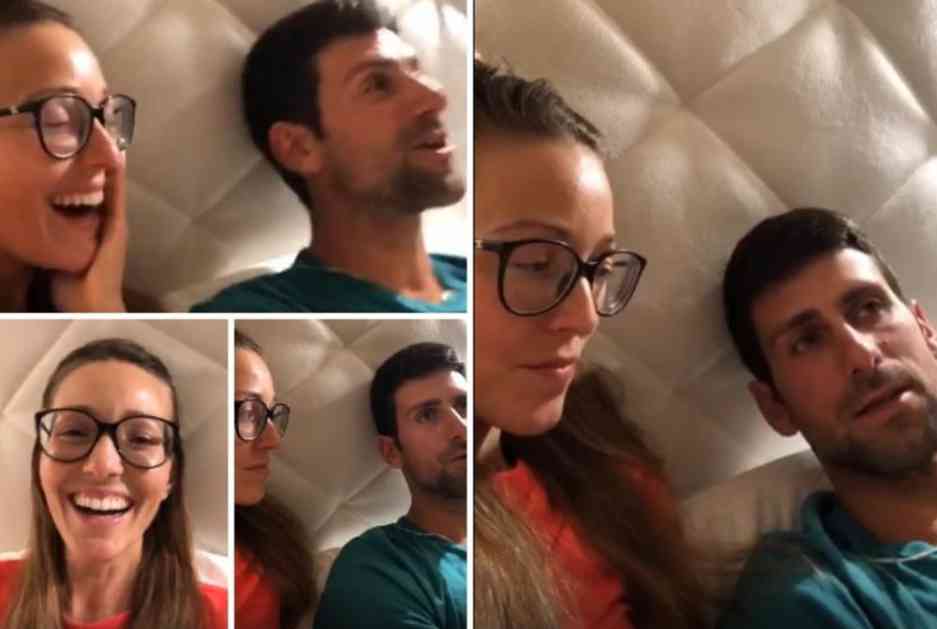 NOVAK I JELENA SE SNIMALI U KREVETU: Šutirala me ispod posteljine! A ONDA SE UKLJUČIO KRAJINOVIĆ I SA NOLETOM PRIČAO U ŠIFRAMA: Jelenina reakcija je urnebesna! (FOTO)