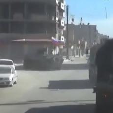 NOVI NAPAD NA RUSKI KONVOJ U SIRIJI: Teroristi aktivirali eksploziv, ali se transporter nije predao! (FOTO)