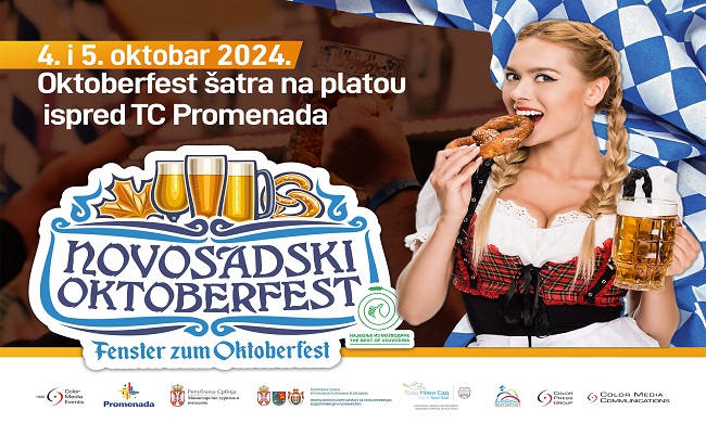 NOVOSADSKI OKTOBERFEST: Pivski šator ispred TC Promenada