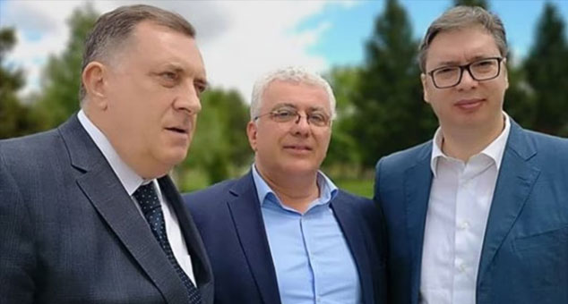 NP Otadžbina: Neprikladno je da Dodik i Mandić likuju u izbornom štabu veleizdajnika Vučića