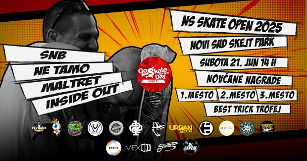 NS Skate Open 2025: Највеће скејт такмичење у Србији у част великог јубилеја