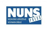 NUNS: Brnabić i Joksimović maskiraju stanje u medijima