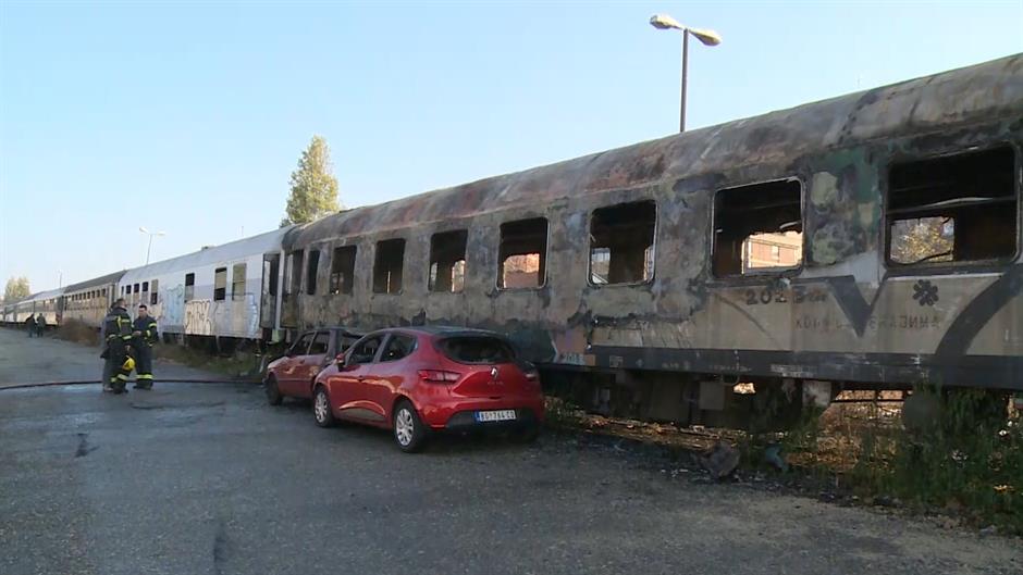 Na Vilinim vodama goreli vagoni Srbija voza, nema povređenih