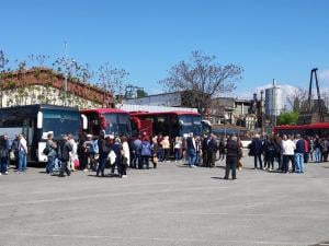 Na dan mitinga manje autobuskih linija za južnjake, a naprednjaci će u Beograd i vanrednim vozom iz Niša