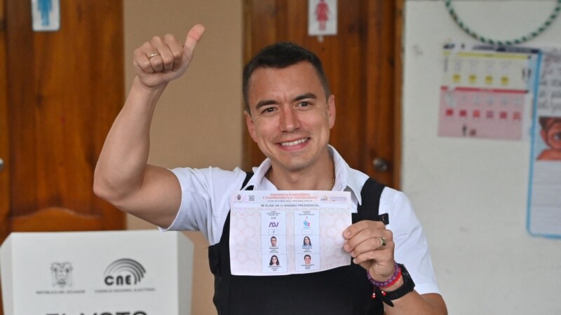 Na izborima u Ekvadoru pobedio Daniel Noboa