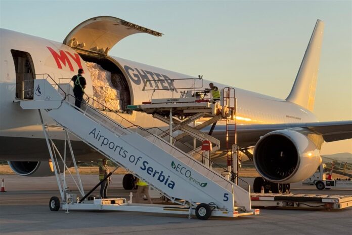 Na niškom aerodromu u septembru oboren rekord u prevezenoj robi
