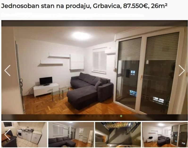 Na novosadskoj Grbavici cene stanova dostigle astronomske cifre, garsonjera od 82.900 € (FOTO)