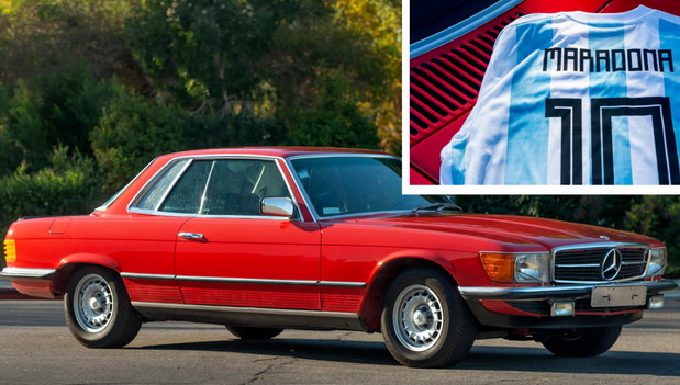 Na prodaju Mercedes-Benz 450 SLC čiji prvi vlasnik je bio Maradona