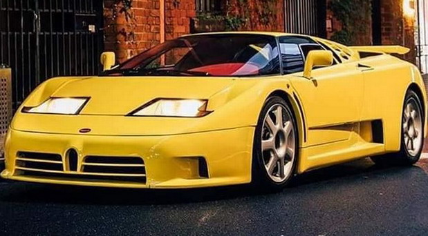Na prodaju žuti Bugatti EB 110 Super Sport sa crvenim enterijerom