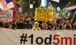 Na protestu u Prokuplju poručili da će 13. aprila ostati u Beogradu dok Vučić ne ode s vlasti