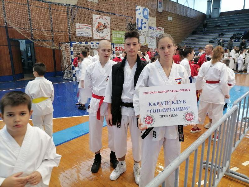 Na turniru u Jagodini karatisti Topličanina osvojili 5 medalja