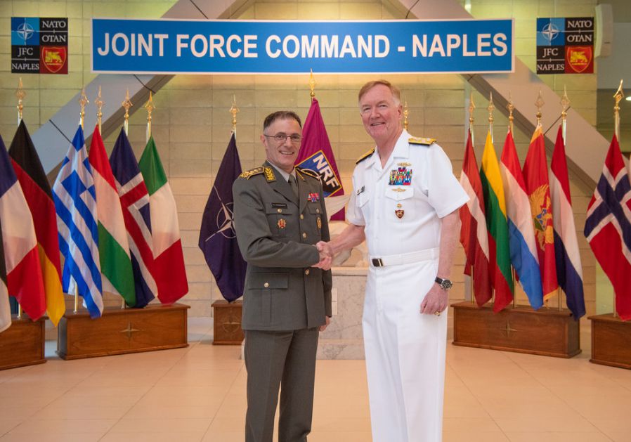 Načelnik Generalštaba sa komandantom Komande združenih snaga NATO-a