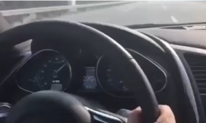 Nagazio do smrti: Kazaljka se zaustavila na 270 kilometara na čas! (VIDEO)