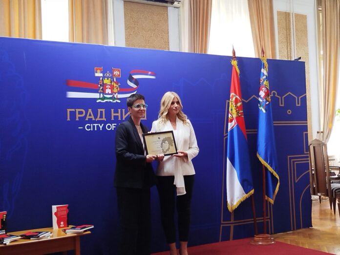 Nagrada „Slaviša Nikolin Živković“ dodeljena Leni Petrović u Nišu