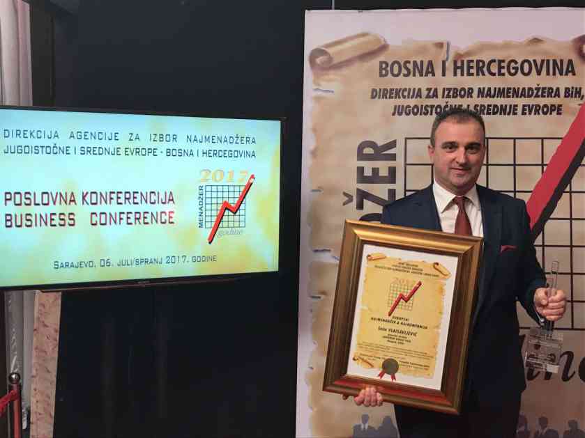 Nagrada za najboljeg menadžera i kompaniju dodeljena Vlaisavljeviću i „Tesli“