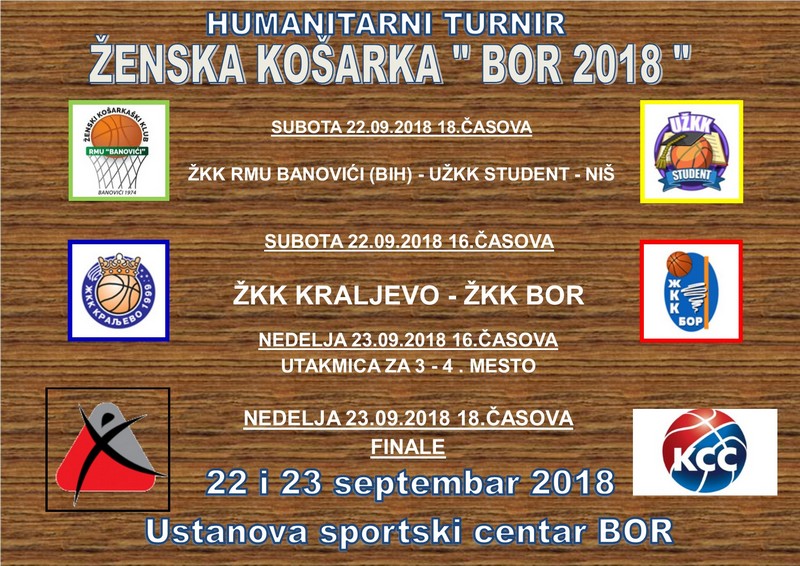 Najava:Tradicionalni humanitarni turnir ženske košarke „Bor 2018“