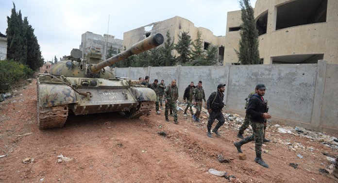 Napredovanje sirijske vojske u Alepu