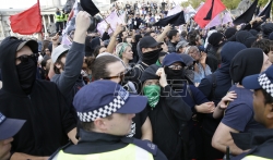 Nasilje na desničarskim demonstracijama u Londonu