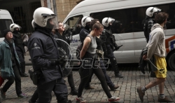 Nasilje na protestu Žutih prsluka u Briselu