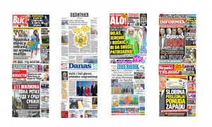 Naslovne strane dnevnih listova: Prelistavanje štampe za 13. avgust 2018. godine