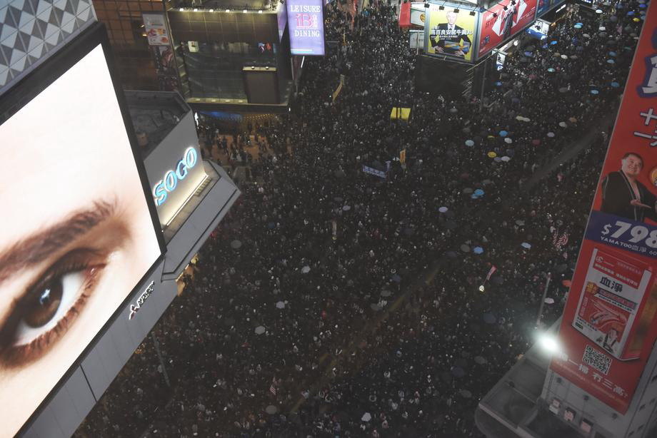 Nastavak protesta u Hong Kongu