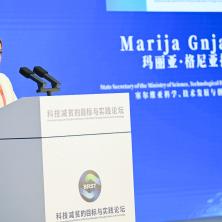 Nauka i tehnologija su izraz naše posvećenosti ljudskosti: Državna sekretarka dr Marija Gnjatović govorila na globalnom Forumu u okviru inicijative Pojas i put