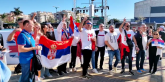 Navijači Srbije okupirali Malagu pred polufinale Dejvis kupa VIDEO