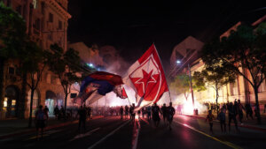 Navijači Zvezde blokirali centar Beograda tokom proslave titule