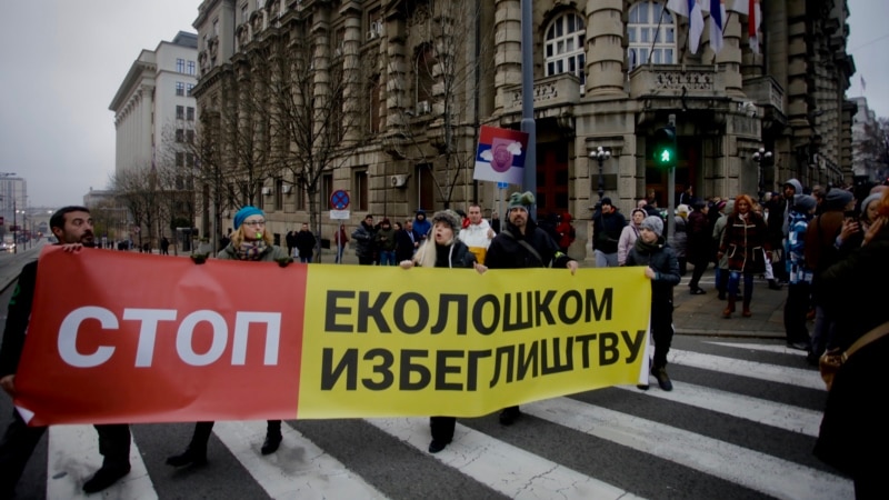 Nećemo ni L od litijuma: Ekološki protest u Beogradu